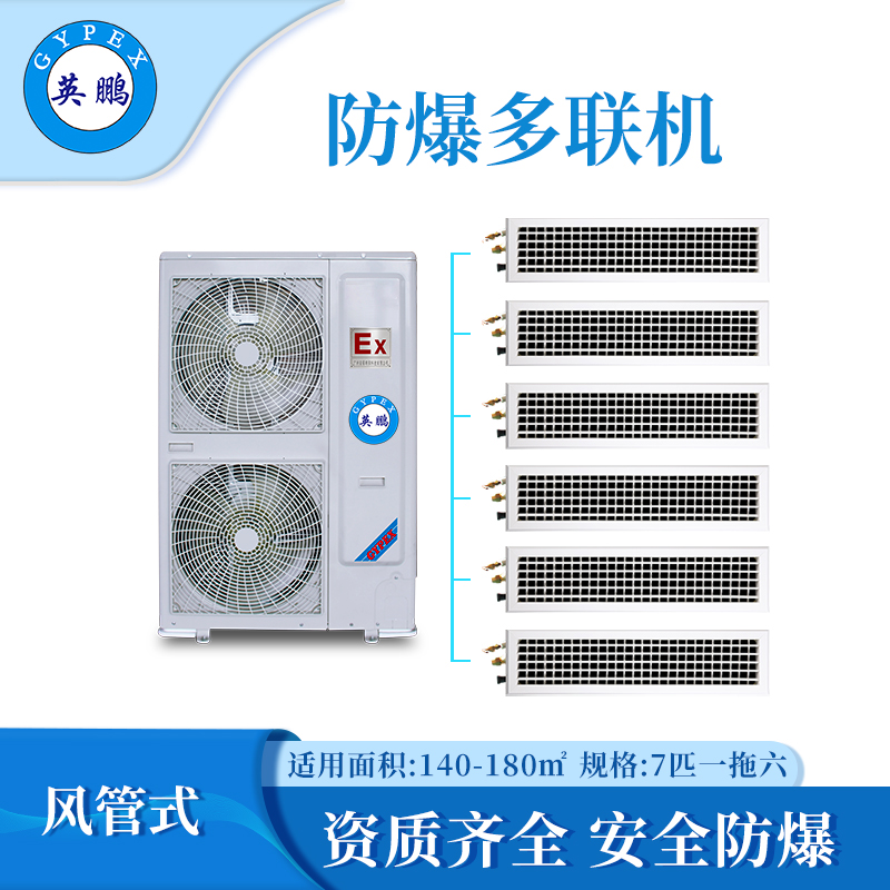 风管式防爆多联机7匹一拖六